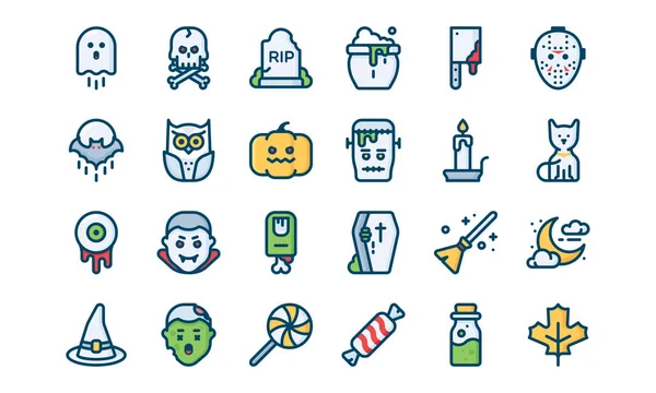 Cadılar Bayramı doldurulmuş ana simge seti