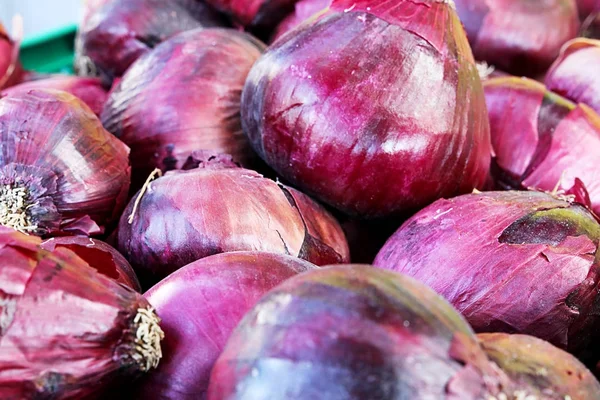 Natürliche getrocknete Zwiebeln — Stockfoto