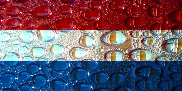 Su ile ülke bayrakları tasarım damla