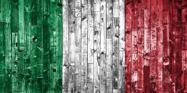 Ülke bayrakları ahşap arka plan