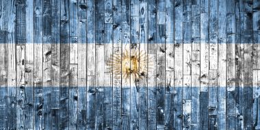 Ülke bayrakları ahşap arka plan