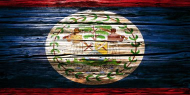 Ülke bayrakları ahşap arka plan