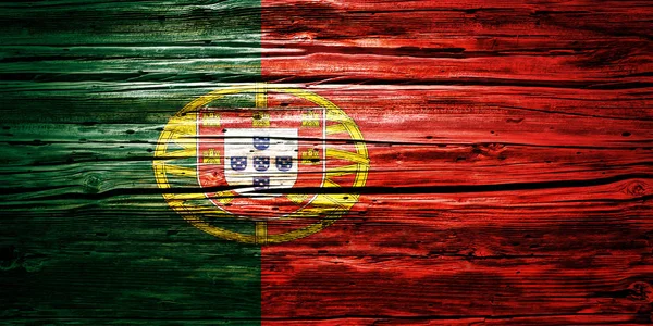 Bandeiras Nacionais Fundo Madeira — Fotografia de Stock