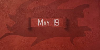 Ay ve gün yılın Takvim tasarım