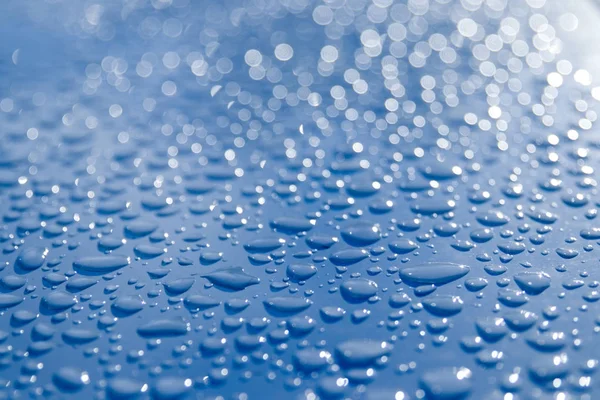 Gotas Água Fundo Textura — Fotografia de Stock