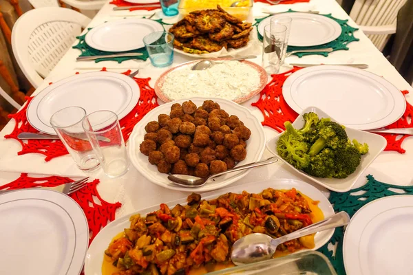 Comida Tradicional Turca Desayuno —  Fotos de Stock