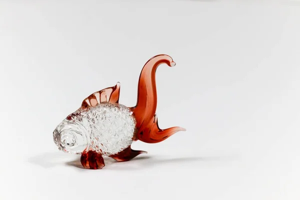 Ψάρια Γυάλινο Γλυπτό Για Διακόσμηση — Φωτογραφία Αρχείου