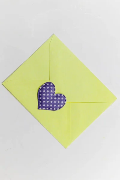 Color Letter Envelopes Colored Hearts — Stock Photo, Image
