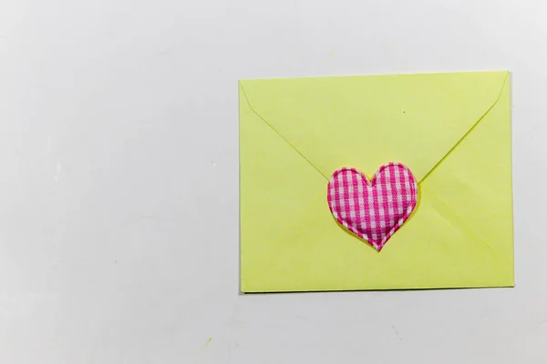 Color Letter Envelopes Colored Hearts — Stock Photo, Image