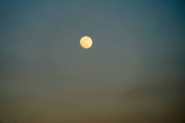 Vista Luna Cielo — Foto de Stock