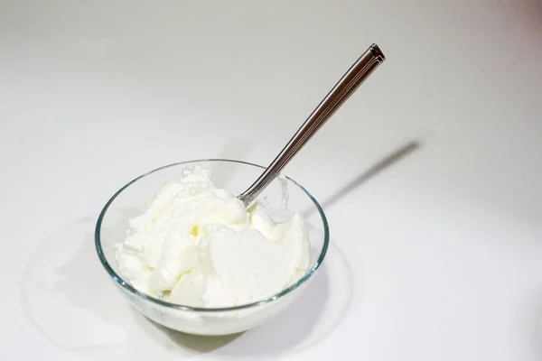 Yogurt Table Isolated — Stock Photo, Image