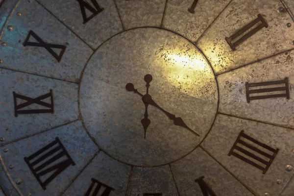Reloj Latón Viejo Tiempo — Foto de Stock