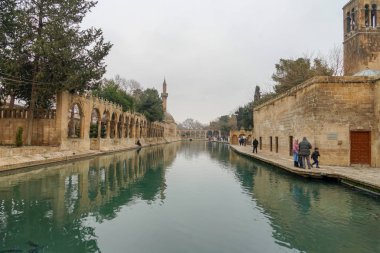 Cami ve tarihi eserler görünümü Urfa Türkiye'den