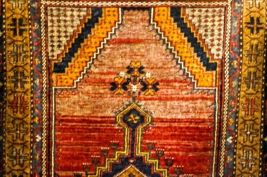 Geleneksel tasarım Turkis halı ve bere