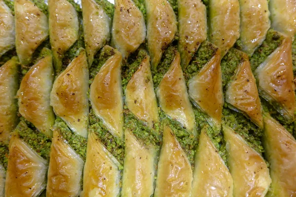 Turkiska Läckerheter Och Turkiska Desserter — Stockfoto