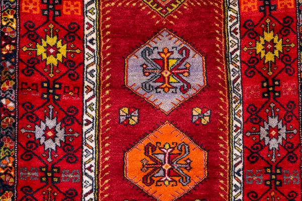 Traditionell Design Türkis Mattor Och Sjalar — Stockfoto