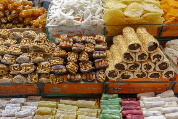 Traditional Turkish Delight Turkish Delights — Stock Photo, Image