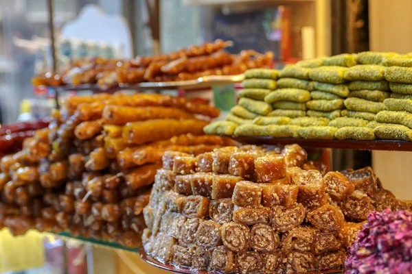 Delicia Turca Tradicional Delicias Turcas — Foto de Stock