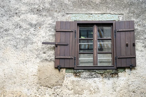 Staré Dveře Starých Oken Starém Městě — Stock fotografie