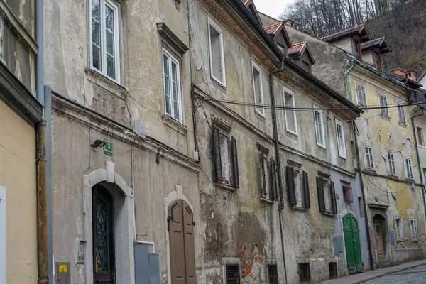 Παλιά Πόλη Απόψεις Σλοβενία Λιουμπλιάνα — Φωτογραφία Αρχείου