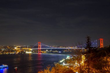 Işıklar gece soyut