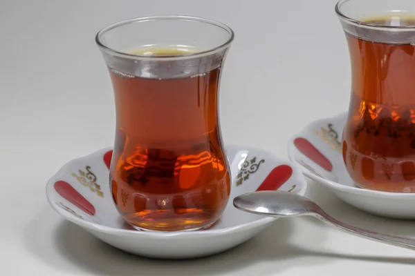 Traditional Turkish Tea Isolated — Stock Photo, Image