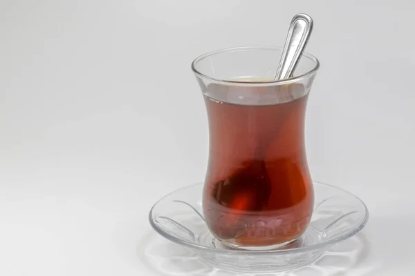 Tradiční Turecký Čaj Samostatný — Stock fotografie