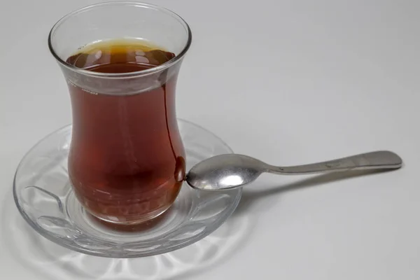 Traditional Turkish Tea Isolated — Stock Photo, Image