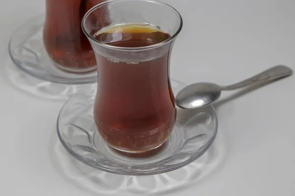 Traditional Turkish Tea Isolated — Stock Photo, Image