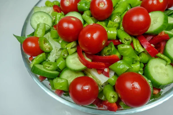 Salada Mista Para Jantar — Fotografia de Stock