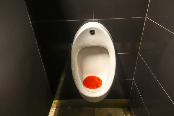 Reinigung Von Urinal Und Toilette — Stockfoto