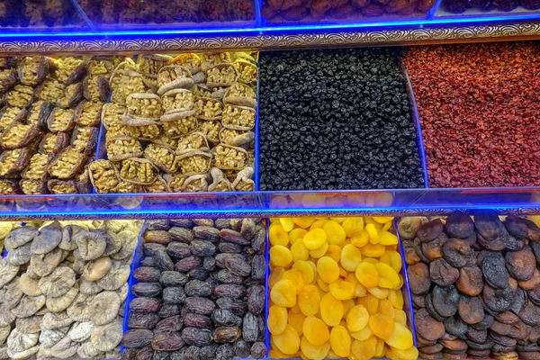 Suszone Owoce Krytego Bazaru — Zdjęcie stockowe