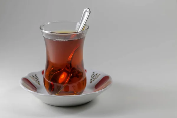 トルコの紅茶 ホット飲めないよ — ストック写真