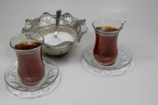 Turkish Tea Hot Dirink — Stock Photo, Image