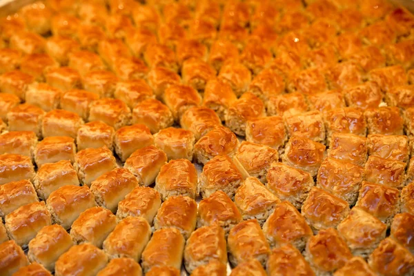 Delicias Postres Turcos Tradicionales Baklava Lokum —  Fotos de Stock