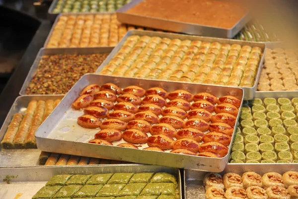 传统的土耳其美食和甜点 Lokum — 图库照片