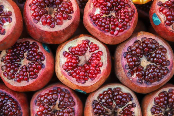 Frutta Mista Arancia Melograno Ananas — Foto Stock