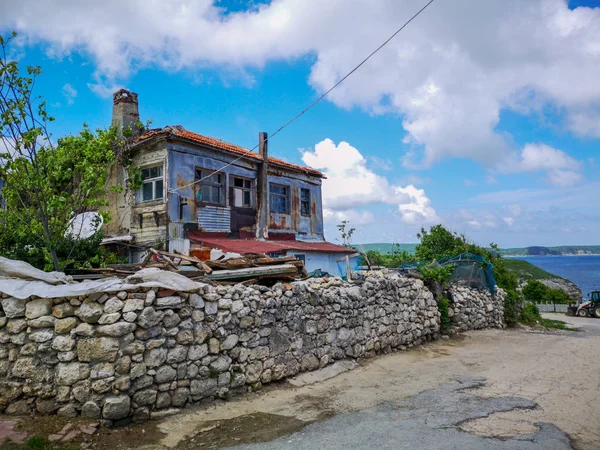 伝統的な村の家アルトビン グルンネ島 — ストック写真