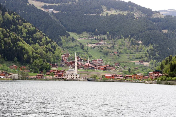 Jezioro Długie Trabzon Turcja Uzun Gol — Zdjęcie stockowe