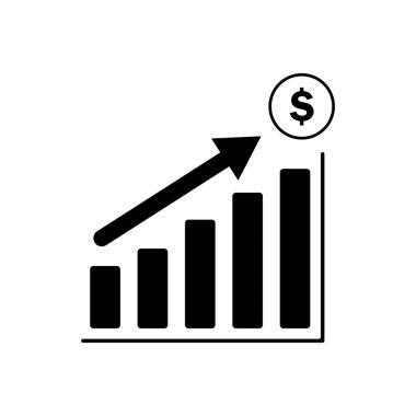 Büyüyen ekonomik sembol. Şablon vektörü tasarla