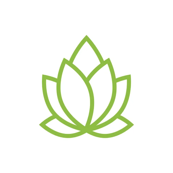 Folha Logotipo Natureza Ícone Gráfico Modelo Vetor — Vetor de Stock