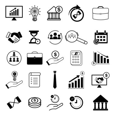 İş ikonu. Şablon vektörü tasarla