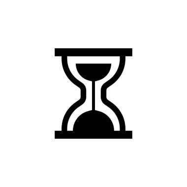 Kum saati ikonu. Şablon vektörü tasarla