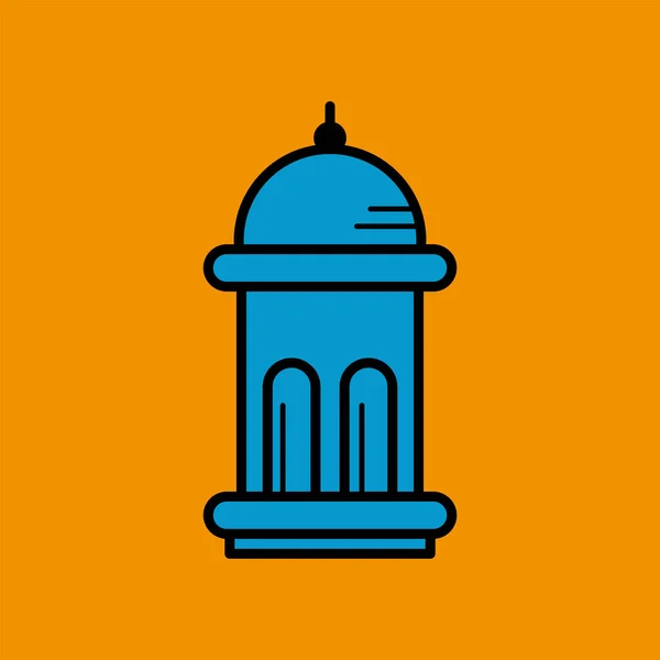 Simbol Masjid Vektor Templat Desain - Stok Vektor