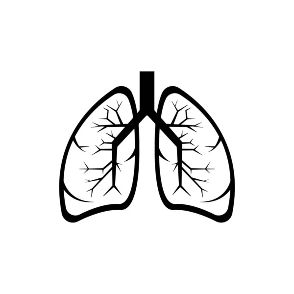 肺線のアイコン デザインテンプレートベクトル — ストックベクタ