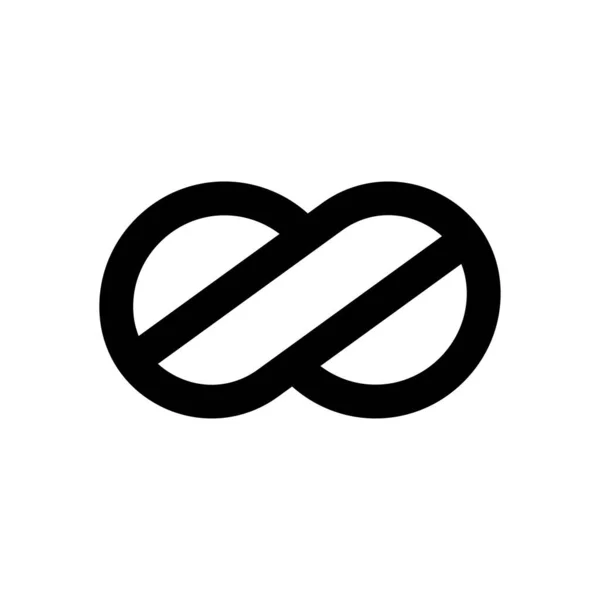 Символ Нескінченності Вектор Шаблону Дизайну — стоковий вектор