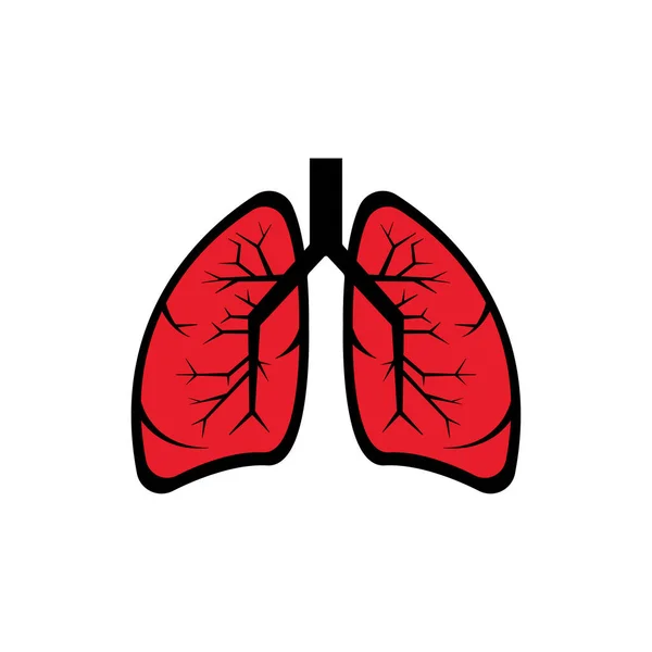 肺のアイコン デザインテンプレートベクトル — ストックベクタ