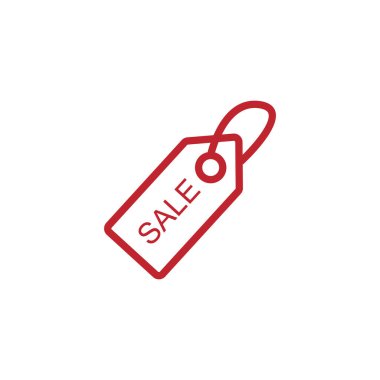 Satış ikonu. Tasarım vektörü illüstrasyonu