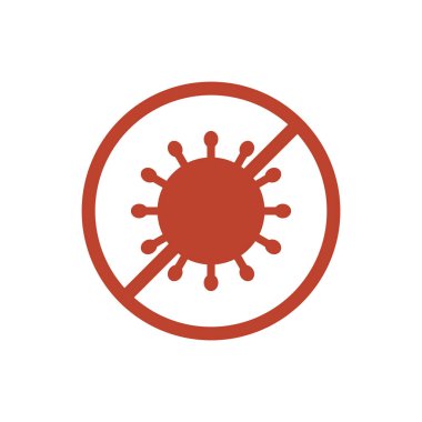 Corona virüsünü durdur. Tasarım vektörü İllüstrasyonu