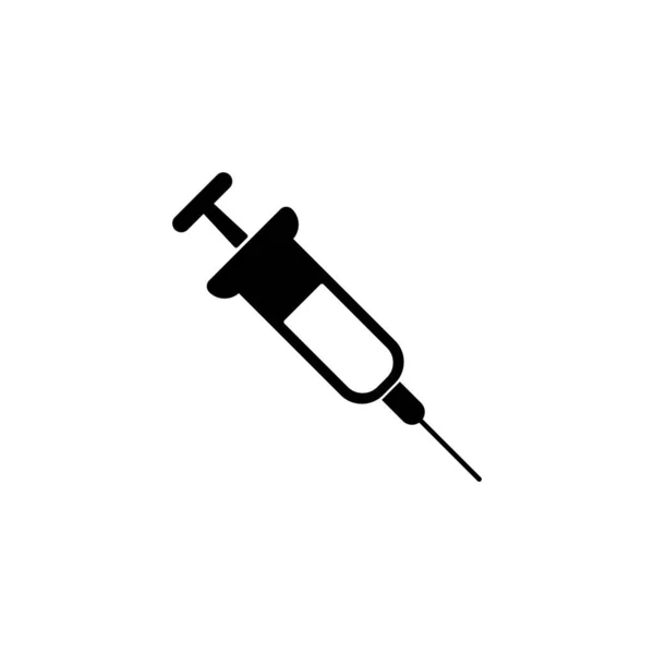 Medical Syringe Icon Design Vector Template — Stock Vector